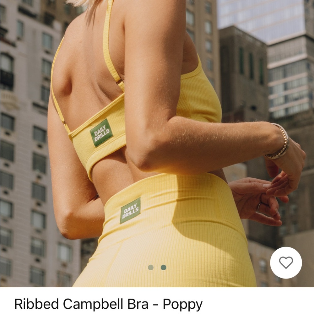 DAILY DRILLS YELLOW SHORTS SET NWT